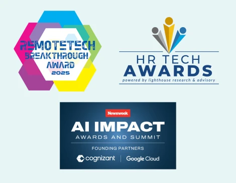 Betterworks wins HR Tech, Newsweek AI Impact, and RemoteTech Breakthrough Awards for excellence in performance management.