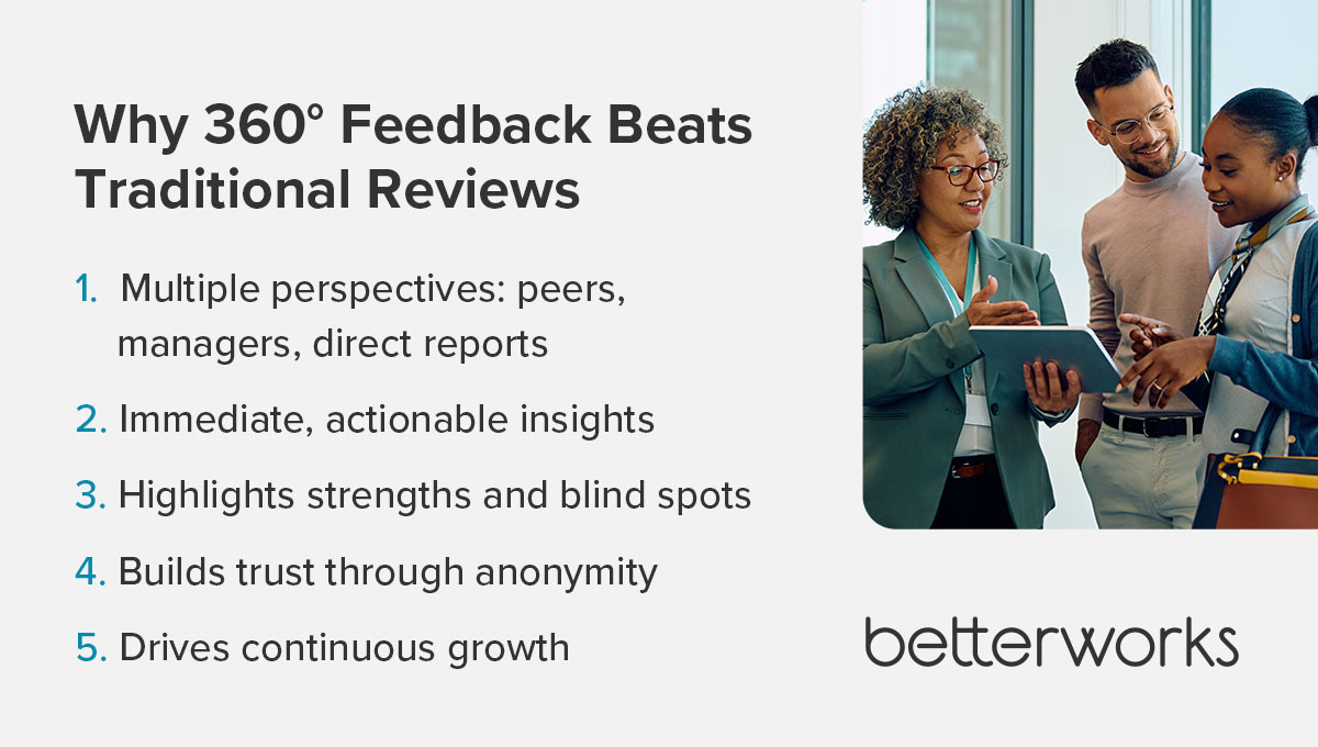 Why 360 Degree Feedback Beats Traditional Reviews