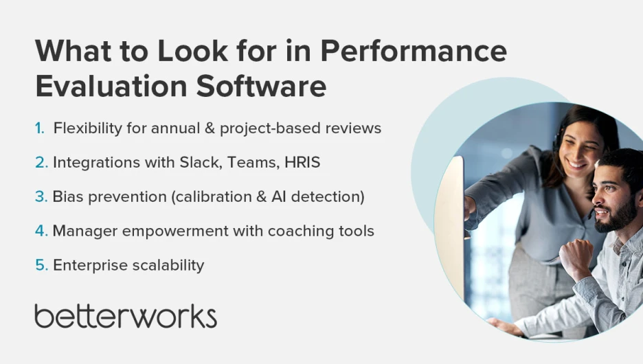 What to Look for in Performance Evaluation Software