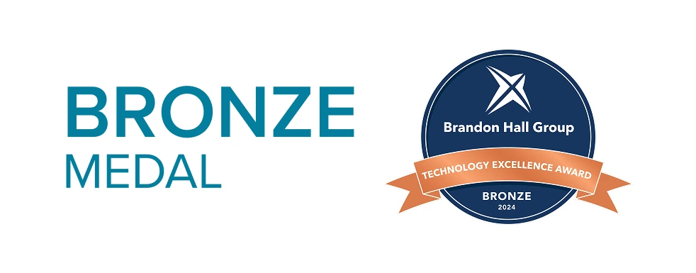 Logo Brandon Hall Group - Technology Excellence Award - Bronze 2024